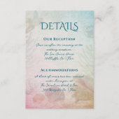 Hotel mit Meerblick Details Empfang Begleitkarte (Vorderseite)