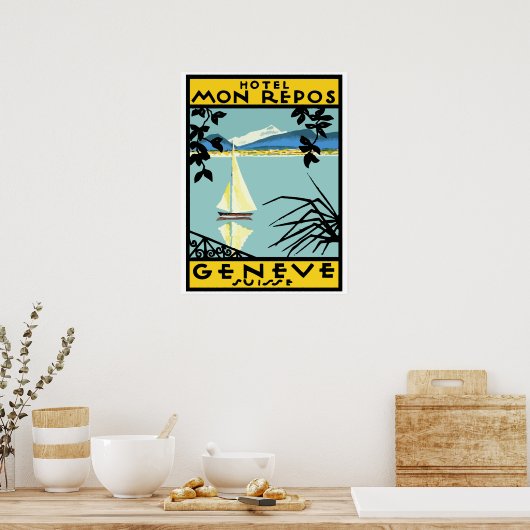 Hotel Mon Repos (Genf - Schweiz) Poster (Küche)