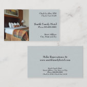 Hotel Motel Lodging Business Card Visitenkarte (Vorne/Hinten)