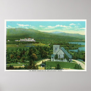 Hotel Mt Washington, Stickney Kapellen-Ansicht Poster