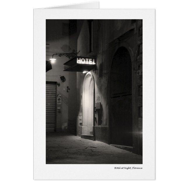 Hotel nachts, Florenz (Vorne)