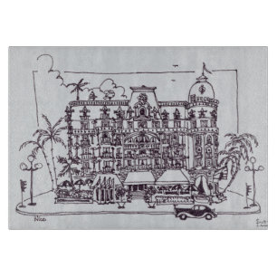 Hotel Negresco English Promenade Nizza, Frankrei Schneidebrett