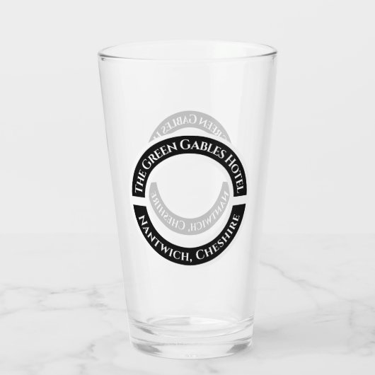 Hotel oder Bar Drink Glas (Rückseite)