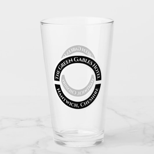 Hotel oder Bar Drink Glas (Vorderseite)