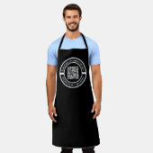 Hotel- oder Bar-Schürze mit QR-Code Schürze (Getragen)