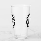 Hotel oder Bar trinken Glas mit QR-Code (Links)