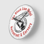 Hotel oder Pub Restaurant Speisesaal oder Carvery Runde Wanduhr (Winkel)