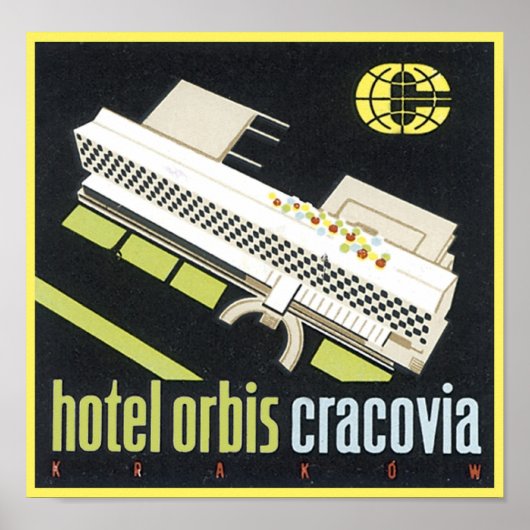 Hotel Orbis Cracovia Poster (Vorne)