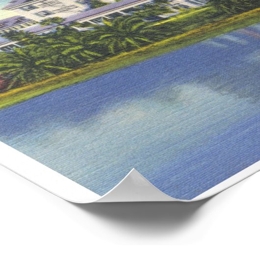 Hotel Ormond, Ormond Beach Florida Poster (Ecke)