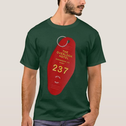 Hotel Overlook Room 237 Key Fob Horror Gift Premiu T-Shirt (Vorderseite)