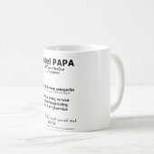 Hotel PAPA beker Kaffeetasse (VorderseiteRechts)