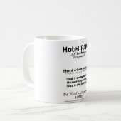 Hotel PAPA beker Kaffeetasse (Vorderseite Links)