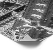 Hotel Paris in Las Vegas (B&W) Poster (Ecke)