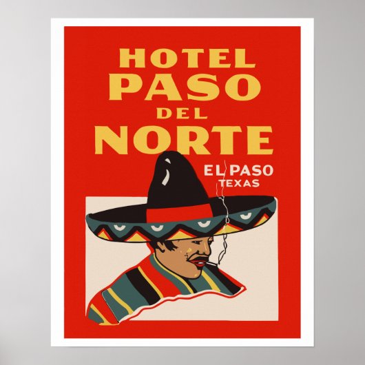 Hotel Paso del Norte (El Paso - Texas) Poster (Vorne)