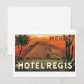 Hotel Regis, Mexiko Postkarte (Vorne/Hinten)