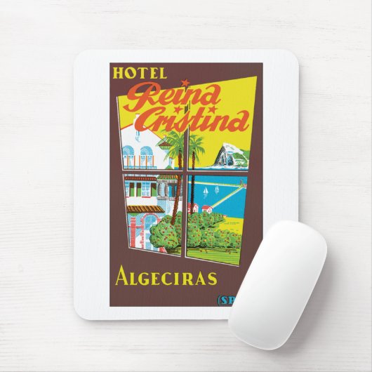 Hotel Reina Cristina ~ Algeciras Mousepad (Mit Mouse)