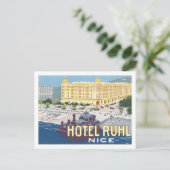 Hotel Ruhl, Nizza Postkarte (Stehend Vorderseite)