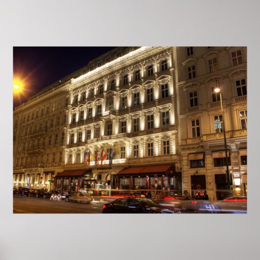 Hotel Sacher Poster (Vorne)