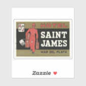 Hotel Saint James Mar Del Plata Aufkleber (Blatt)