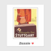 Hotel Schlossgarten Stuttgard Deutschland Aufkleber (Blatt)