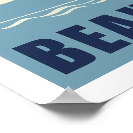 Hotel schönes Ufer (Geneva - Switzerland) Poster (Ecke)