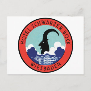 Hotel Schwarzer Bock Wiesbaden Postkarte