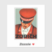 Hotel Schweizerhof Schweiz Aufkleber (Blatt)