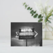 Hotel Sign, 1942 Postkarte (Stehend Vorderseite)