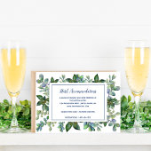 Hotel Simple Greenery Wedding Begleitkarte