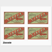 Hotel Sirena (Tivoli - Italien) Rechteckiger Aufkleber (Blatt)