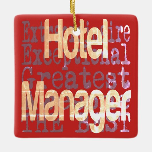 Hotel Sondermanager Keramikornament (Vorderseite)