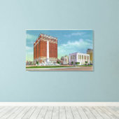 Hotel Statler und NY Staat Office Bldg Leinwanddruck (Insitu (Holzboden))