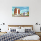 Hotel Statler und NY Staat Office Bldg Leinwanddruck (Insitu (Schlafzimmer))