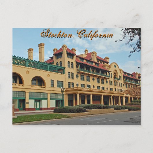 Hotel Stockton Postkarte (Vorderseite)