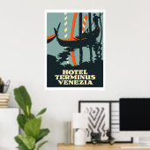 Hotel Terminus Venezia (Italien) Poster (Heimbüro)