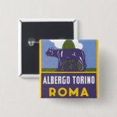 Hotel Torino Button (Vorne & Hinten)
