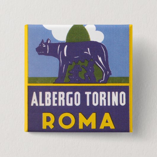 Hotel Torino Button (Vorderseite)
