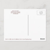 Hotel Utah Saloon Postcard Postkarte (Rückseite)