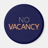 Hotel Vacancy No Vacancy Neonlicht Lights Magnet (Vorne)