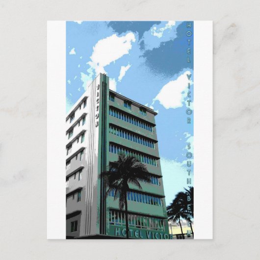 Hotel Victor Miami Beach Postkarte (Vorderseite)