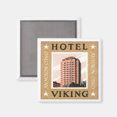 Hotel Viking, Oslo Norwegen Magnet (Vorderseite/Rückseite)