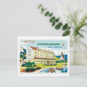 Hotel Vossevangen, Voss Norwegen Postkarte (Stehend Vorderseite)