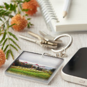 Hotel Washington im Herbst - Akronylic Schlüsselan Schlüsselanhänger (Vorderseite rechts)