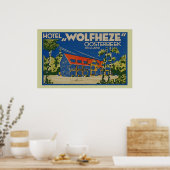 HOTEL WOLFHEZE OOSTERBEEK HOLLAND POSTER (Küche)