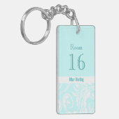Hotelhäuschen-Erholungsort-Zimmerschlüssel Schlüsselanhänger (Vorderseite links)
