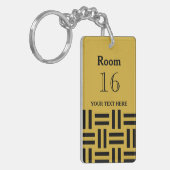 Hotellodge Resort Custom Zimmer Schlüssel Schlüsselanhänger (Vorderseite links)