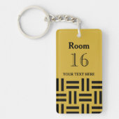 Hotellodge Resort Custom Zimmer Schlüssel Schlüsselanhänger (Vorderseite)