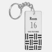 Hotellodge Resort Custom Zimmer Schlüssel Schlüsselanhänger (Vorderseite links)