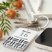 Hotellodge Resort Custom Zimmer Schlüssel Schlüsselanhänger (Vorderseite rechts)