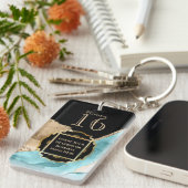 Hotellodge Resort Schlüssel für Gode-Marmor Schlüsselanhänger (Vorderseite rechts)